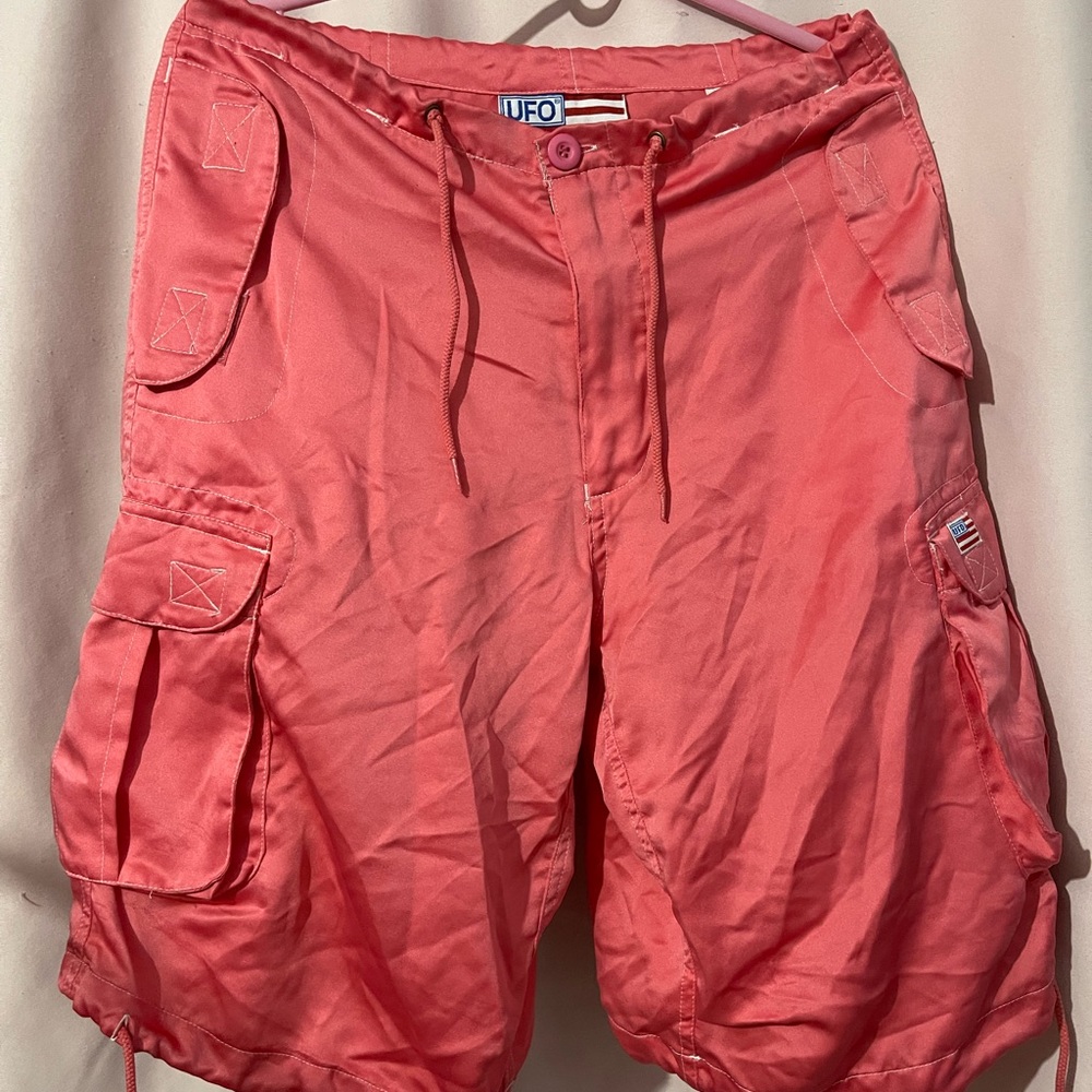 UFO SATIN CARGO SHORTS